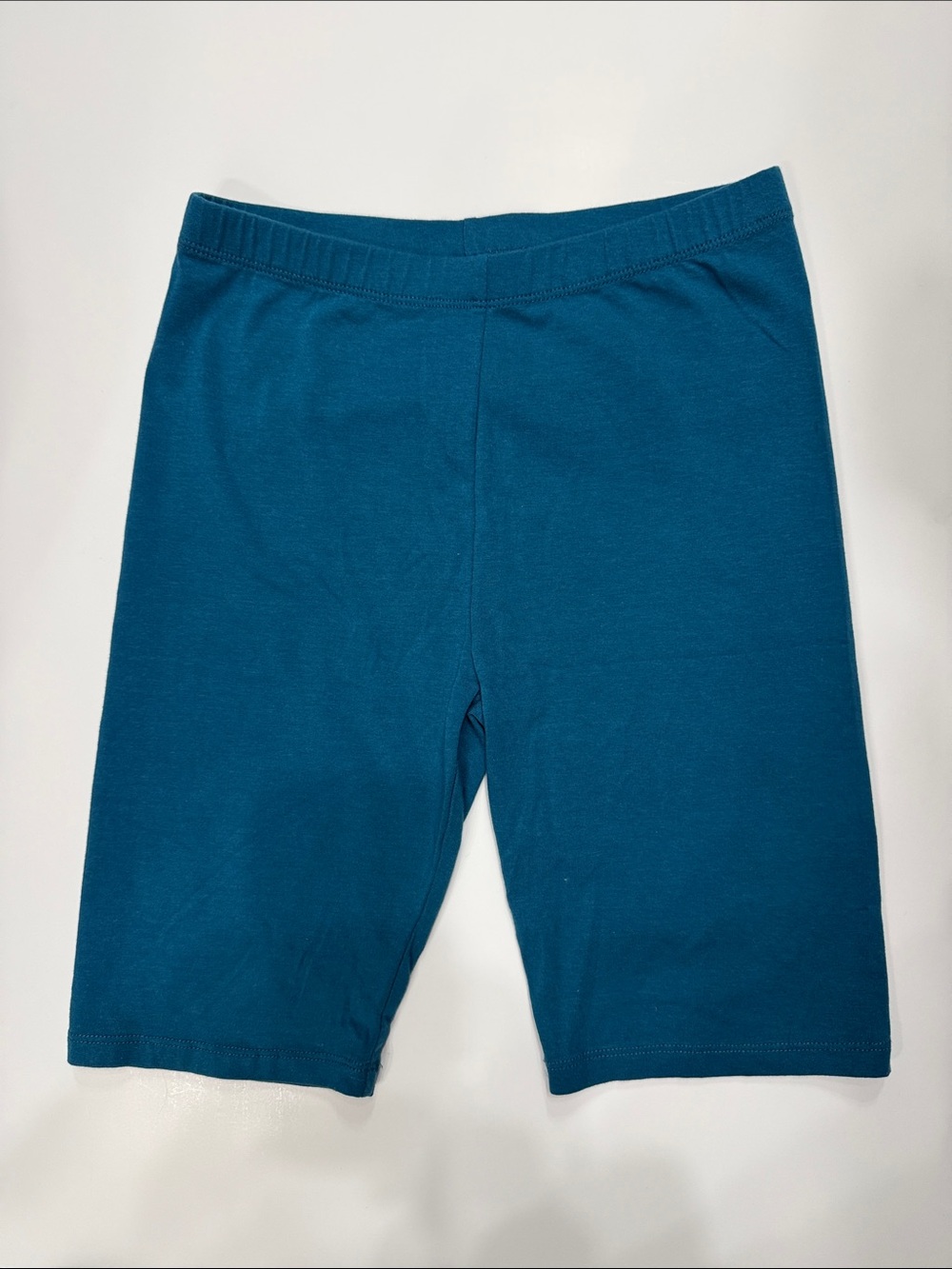 Zenana Turquoise Cotton Biker Shorts | Medium NWOT